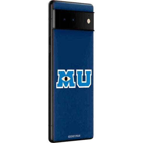 Disney Monsters University MU Logo Google Pixel 6 Skin